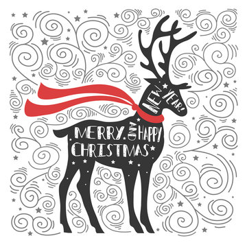 Christmas deer.