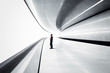 © alphaspirit - Man in a futuristic tunnel