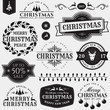 Christmas and New Year design elements.