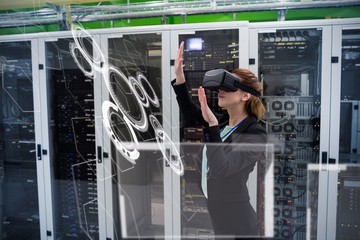 Poster - Composite image of interface