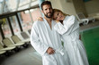© NDABCREATIVITY - Couple enjoying spa wellness treatments