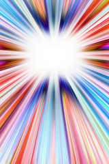 Wall Mural - Colorful starburst explosion background