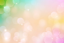 Pastel Bokeh Abstract Light Background