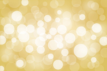 Gold bokeh