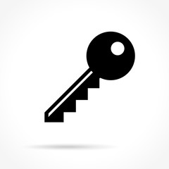 key icon on white background