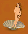 Venus. The ideal of feminine beauty.
Manual tracing figures of Venus (painting 