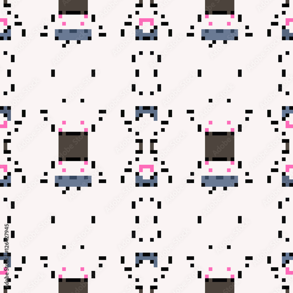 seamless tileable pixel texture pattern Stock Illustration | Adobe Stock