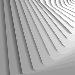 Poster - White vector geometric background concept
