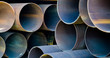 pipes, pipe yard, steel pipes, metal, industrial pipes, stacked piprs