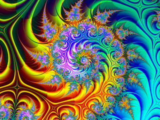abstract fractal background computer-generated image