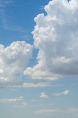 Wall Mural - Clouds and blue sky background