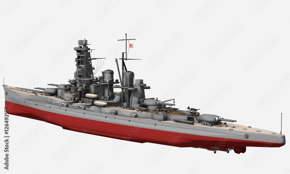 戦艦 金剛 榛名 霧島 比叡 型 Stock Illustration | Adobe Stock