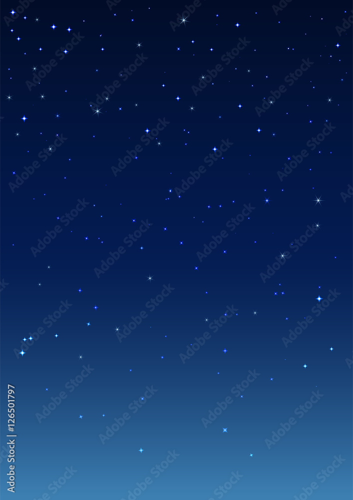Night starry sky. Vertical background - obrazy, fototapety, plakaty 