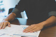 © 88studio - businessman working with document in office workplace