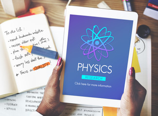 Poster - Physics Study Science Atom Energy Concept