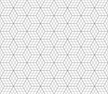 Seamless Black - White Geometric Pattern