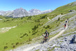 Mountainbike-Tour in hochalpiner Landschaft