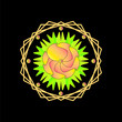 © baronred - Multicolored flower pattern
