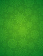 Green christmas background with snowflakes and stars, vector
