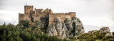 Landscape with Loarre Castle in Huesca, Aragon in Spain