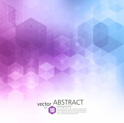 Poster - Vector Abstract geometric background. Template brochure design