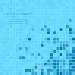 Light blue square mosaic background