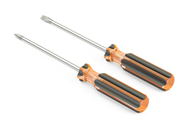 Poster - Screwdrivers, 3D rendering