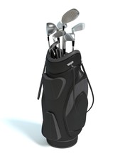 3d Illustration Of A Golf Bag