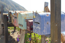 Colorful Mailboxes