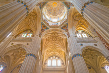 Detail Of The Medieval Cathedral Of Salamanca