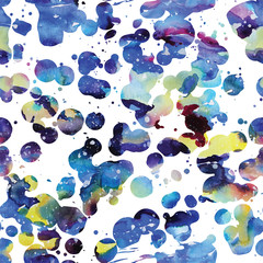 Wall Mural - watercolor galaxy background.