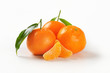 tangerines with separated segments