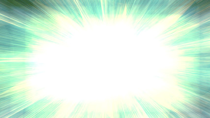 Aufkleber - Blurred light green pattern with flash