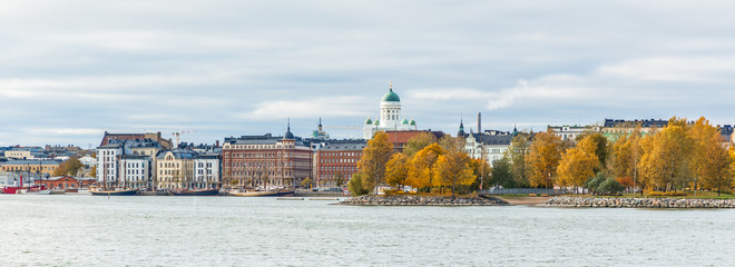 Poster - Helsinki city view