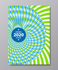 Poster - Retro vintage 80s and 90s geometric style abstract vector trendy