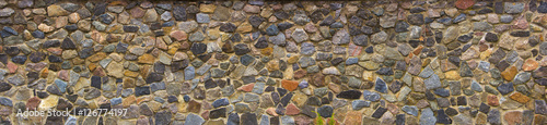 Fototapeta Slate stone wall textured background colored
