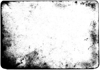 Abstract dirty or aging frame. Dust particle and dust grain texture on white background, dirt overlay or screen effect use for grunge background and vintage style.