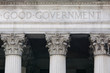 Good Government Engraved in Building