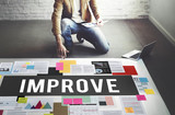 Fototapeta  - Improve Innovation Progress Reform Better Concept