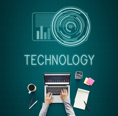 Poster - Technology Digital Innovation Futuristic Advanced Concept