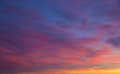 Pink and Blue Sunrise Clouds Landscape