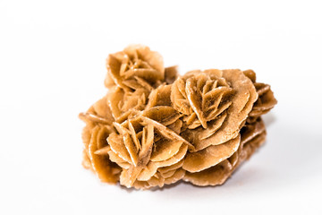 Desert rose, natural stone made from sand