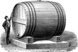 Vintage picture large barrel