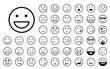 Set of smiley icons