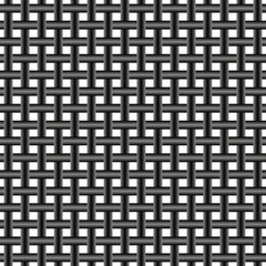 Poster - mesh of steel wire, seamless pattern twisted metal wire mesh background, vector texture