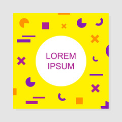Wall Mural - minimal backgrounds with flat dynamic design. cards with covers, placards, posters, flyers designs. 