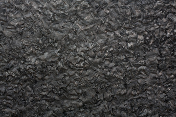 Poster - Black granite texture on macro.