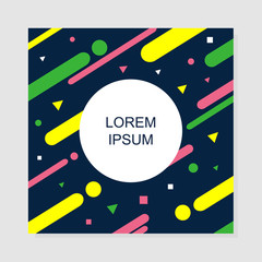 Wall Mural - minimal backgrounds with flat dynamic design. vector illustration, flat design.