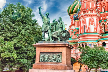 Wall Mural - Saint Basil's Cathedral on Red Square in Moscow, Russia