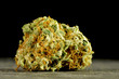 Marijuana bud close up